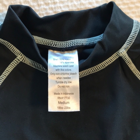 ✨ Last Chance Baby Swim Trunks and Long Sleeve Rashguard Set - Picture 7 of 7